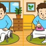 Τεστ IQ: βρείτε 3 διαφορές στην εικόνα ενός αγοριού που σιδερώνει ένα πουκάμισο σε 85 δευτερόλεπτα Τεστ IQ: βρείτε 3 διαφορές στην εικόνα ενός αγοριού που