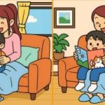 Τεστ IQ: βρείτε 3 διαφορές σε μια εικόνα μιας μητέρας