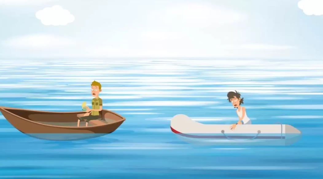 Μια δοκιμασία της εξυπνάδας σας: μαντέψτε ποιος πνίγεται στην εικόνα