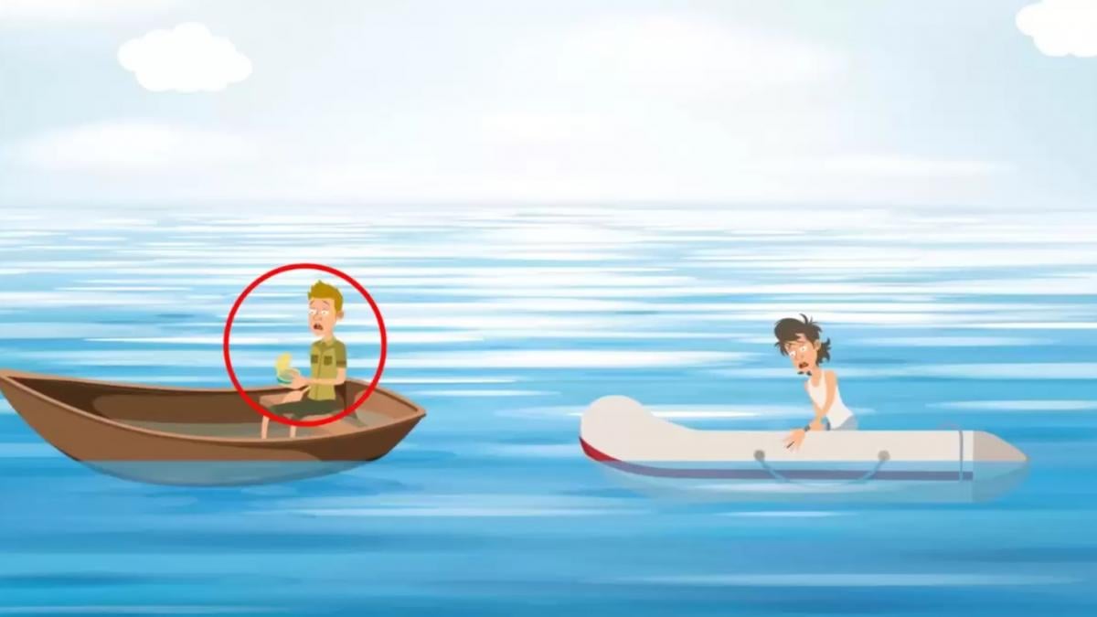 Μια δοκιμασία της εξυπνάδας σας: μαντέψτε ποιος πνίγεται στην εικόνα