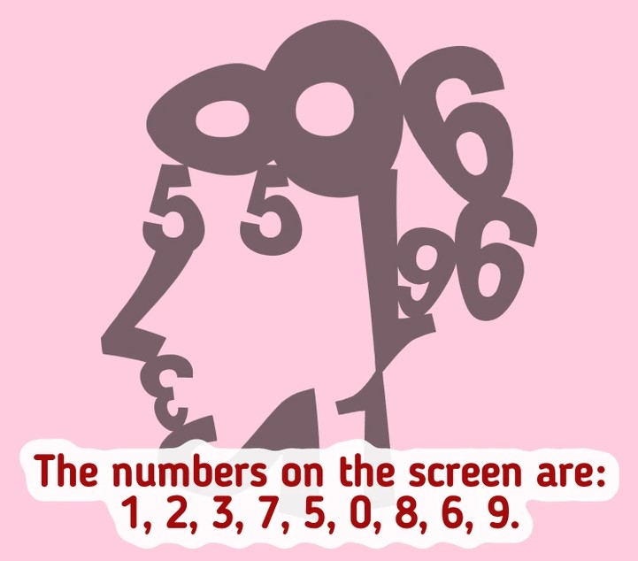 Ένας γρίφος που θα σας τρελάνει: πρέπει να μετρήσετε τους αριθμούς στην εικόνα ενός προσώπου