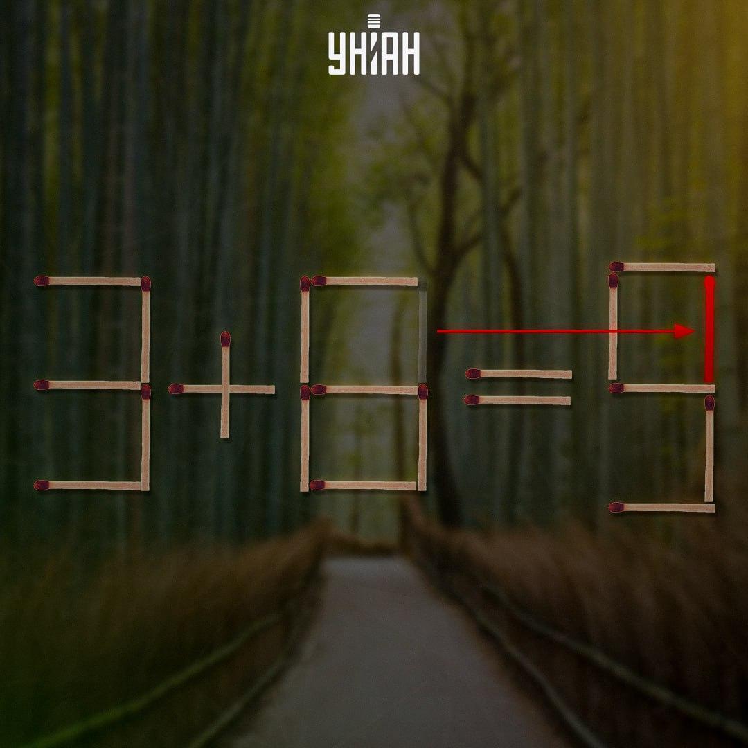 Μετά το σύμβολο ισότητας πρέπει να σχηματιστεί ο αριθμός 9 / Moje collage