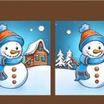 Πού είναι οι διαφορές μεταξύ των δύο χιονάνθρωπων: μόνο 19 δευτερόλεπτα για τον γρίφο Πού είναι οι διαφορές μεταξύ των δύο χιονάνθρωπων: μόνο 19