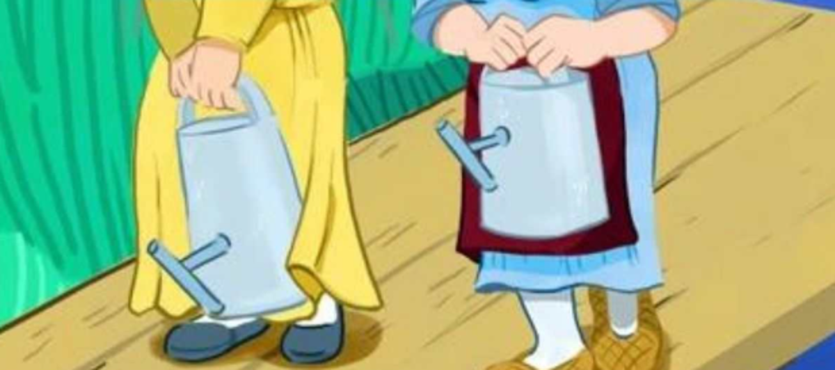 Όπως αποδείχθηκε, οι γυναίκες αντλούσαν την ίδια ποσότητα νερού για άρδευση / συντάχθηκε από το Brightside.com