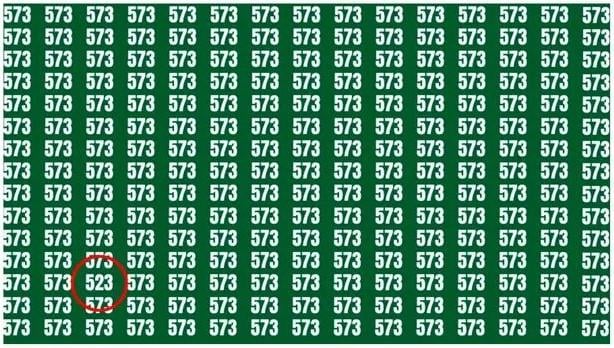 Ο αριθμός 523 βρίσκεται στην κάτω αριστερή γωνία / Φωτογραφία καθρέφτη