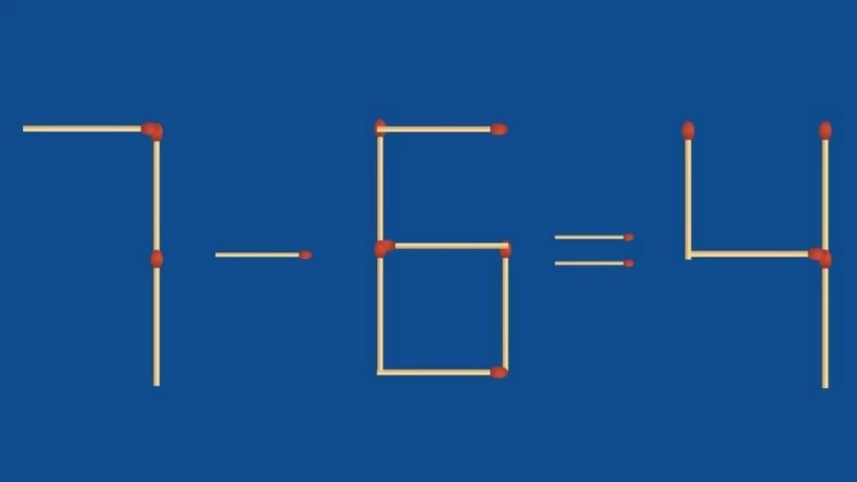 Λύστε αυτό το παζλ αφαιρώντας δύο σπίρτα / photo by fresherslive