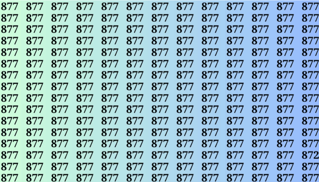 Βρείτε τον αριθμό 872 σε 15 δευτερόλεπτα / photo by fresherslive.com