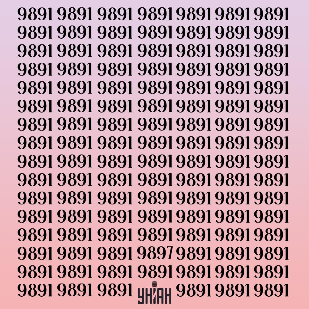 Βρείτε έναν παράξενο αριθμό σε 11 δευτερόλεπτα / Moje κολάζ